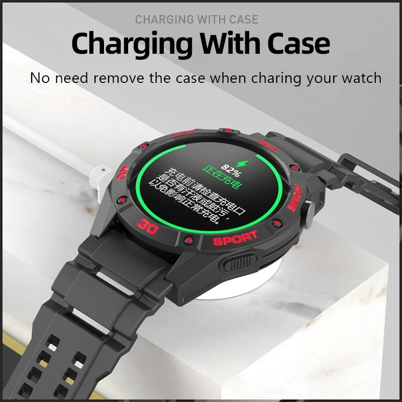 2022 New Case For Huawei Watch GT 3 46mm TPU Shell Protector Cover Band Strap Bracelet Charger Bumper for Huawei GT3 Smartwatch