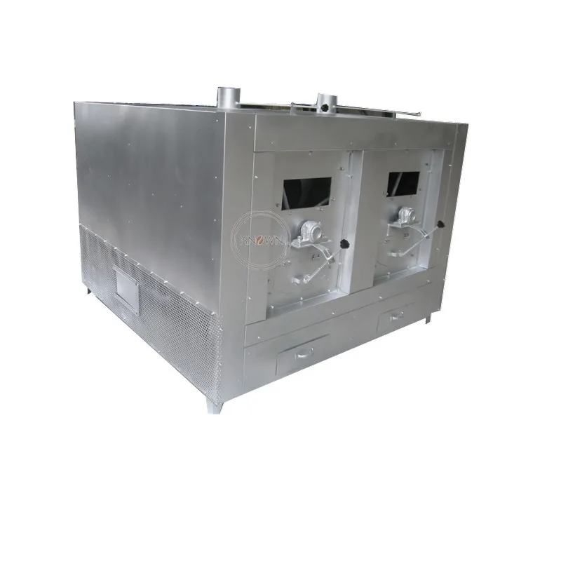 Small Capacity 180-250kg/Hour Cocoa Bean Nut Roasting Machine Lpg Style Peanut Roaster Machines