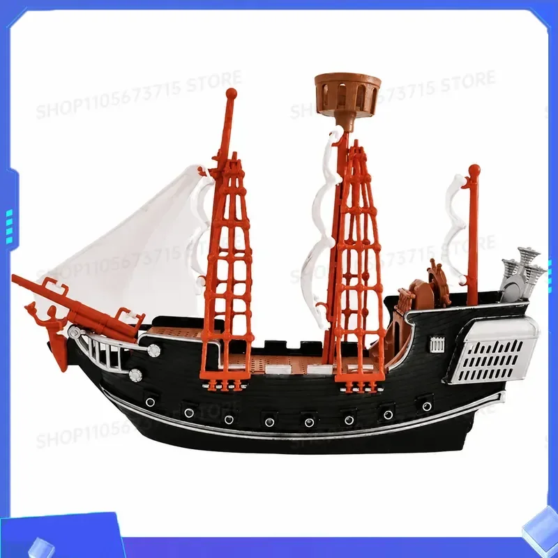 for Childrens Kids Pirate Ship Pretend Toy Home Decoration Ornaments Safety Durable Pirate Ship Model for Kids