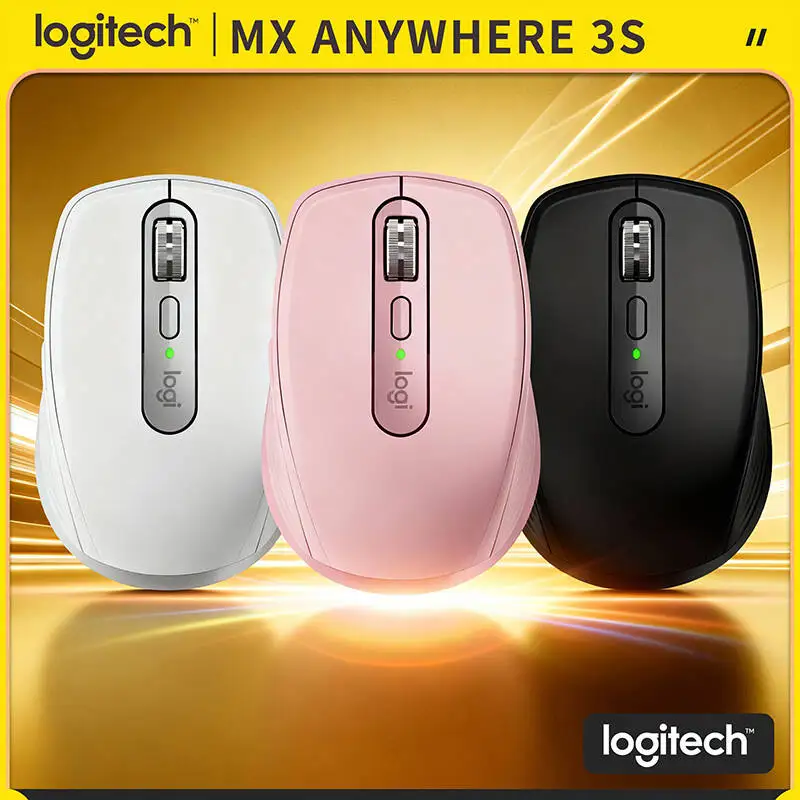 

Компактная мышь Logitech MX Anywhere 3S, эргономичный дизайн, перезаряжаемая, с быстрым прокруткой для портативных ПК Mac