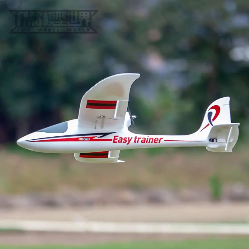 FMS 1280mm Voyager V2 Foam Drop-Resistant Remote Control Fixed-Wing Glider 4CH RC Backpush Practice Aircraft Model For Novices