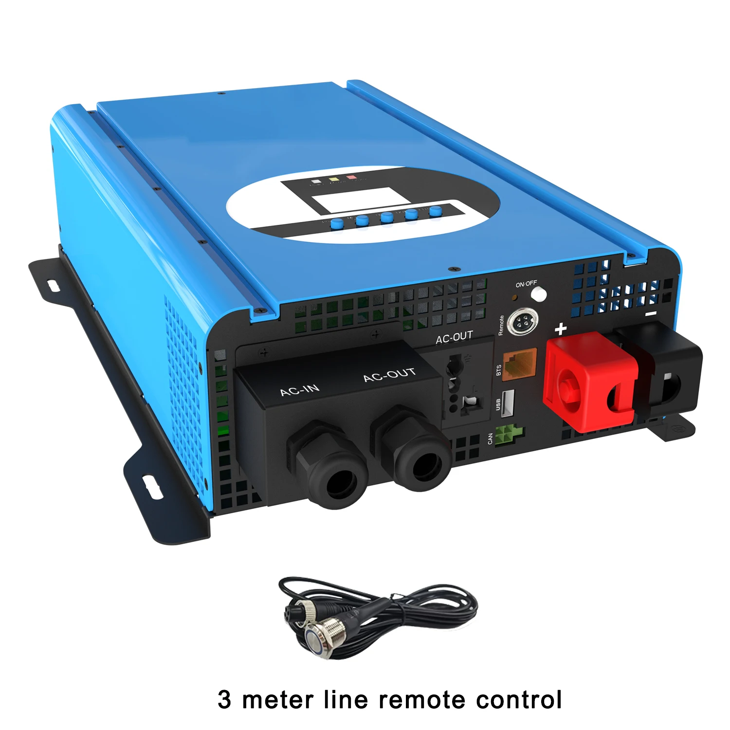 Pure Sine Wave Car Inverter 12V 110V 220V 3000W DC To AC Transformer Battery Charger Power Inverter Bidirectional Inverter