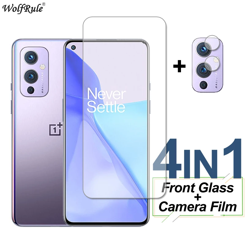 

2Pcs For Oneplus 9 Glass 9R 8T Nord N10 5G N100 Screen Protector Tempered Glass HD Protective Phone Camera Film For Oneplus 9 9R