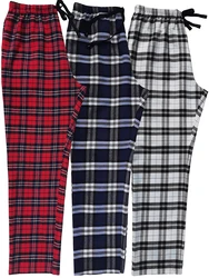 Men's fashionable plaid pajama trousers elasticated lace-up home leisure trousers loose comfortable jogging trousers