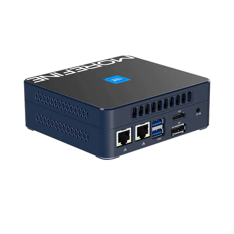 Mini PC Intel Twin Lake N150 diaktifkan Windows 11 Pro komputer Desktop saku 4.5 inci ukuran 3 * Display 4K untuk kantor, bisnis