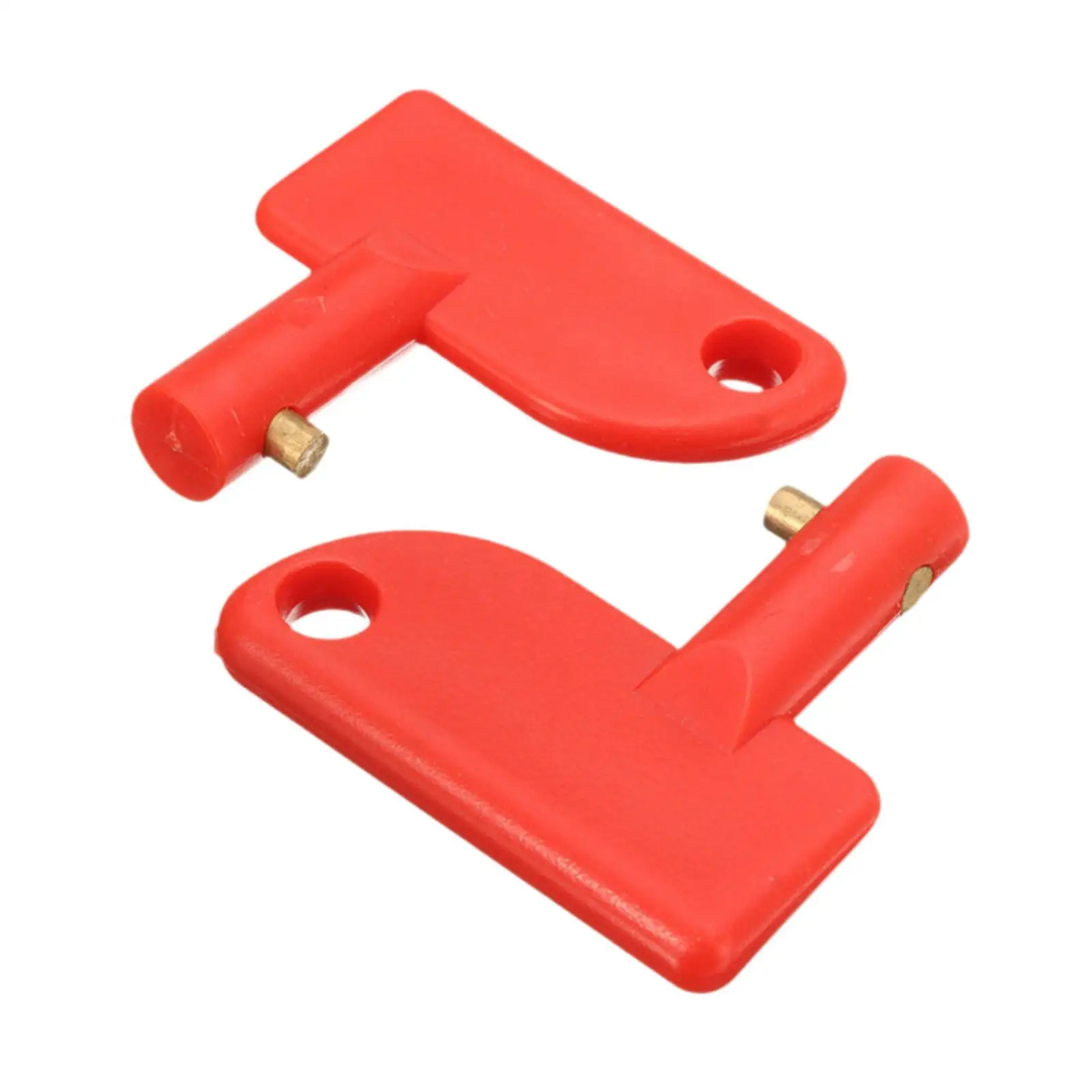 2 Pieces Universal Battery Disconnect Keys Replace Parts Battery Cut Off Kill