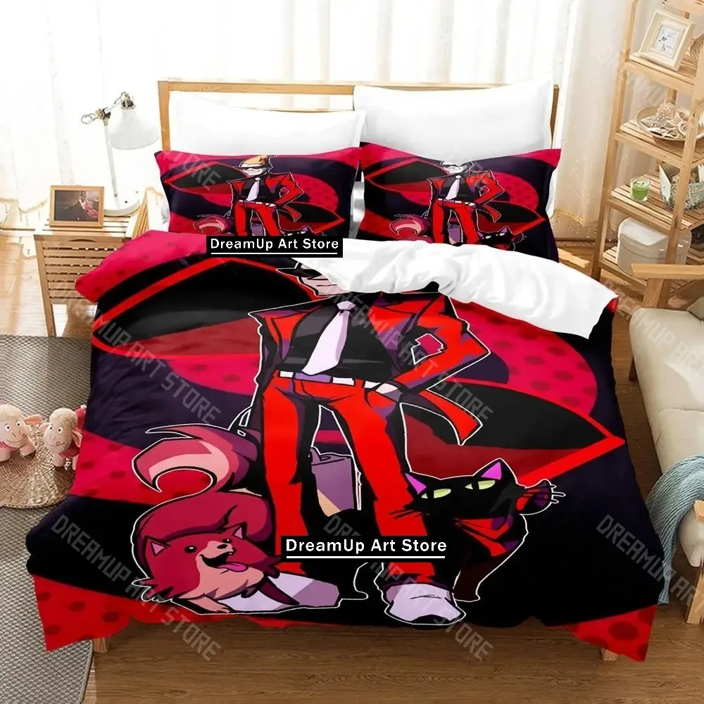 3D Print Ghost Trick: Phantom Detective Bedding Set for Boys Girls Duvet Cover Twin Queen King Full Single Double Sizes