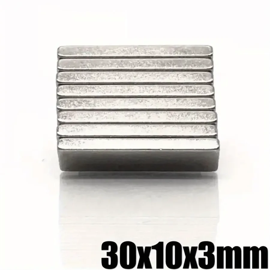 30*10*3mm Super Strong N52 Cube Magnet High Quality Rare Earth magnets Neodymium Magnet Support Wholesale