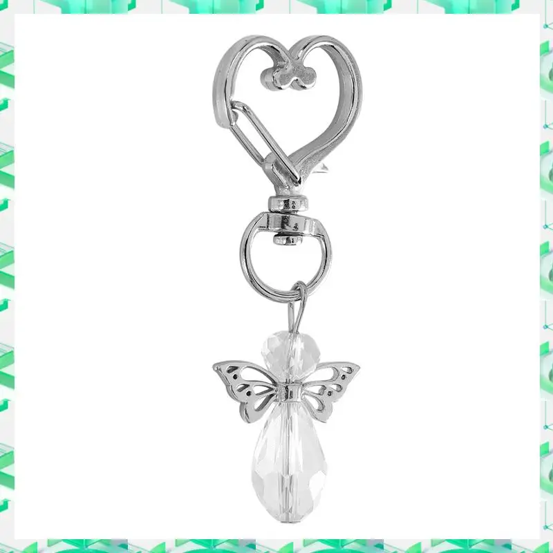 FIZP 30 Pcs Angel Keychain Souvenir Wedding Gifts Baby Shower Favor Gifts Set With Tag Drawstring Candy Bag