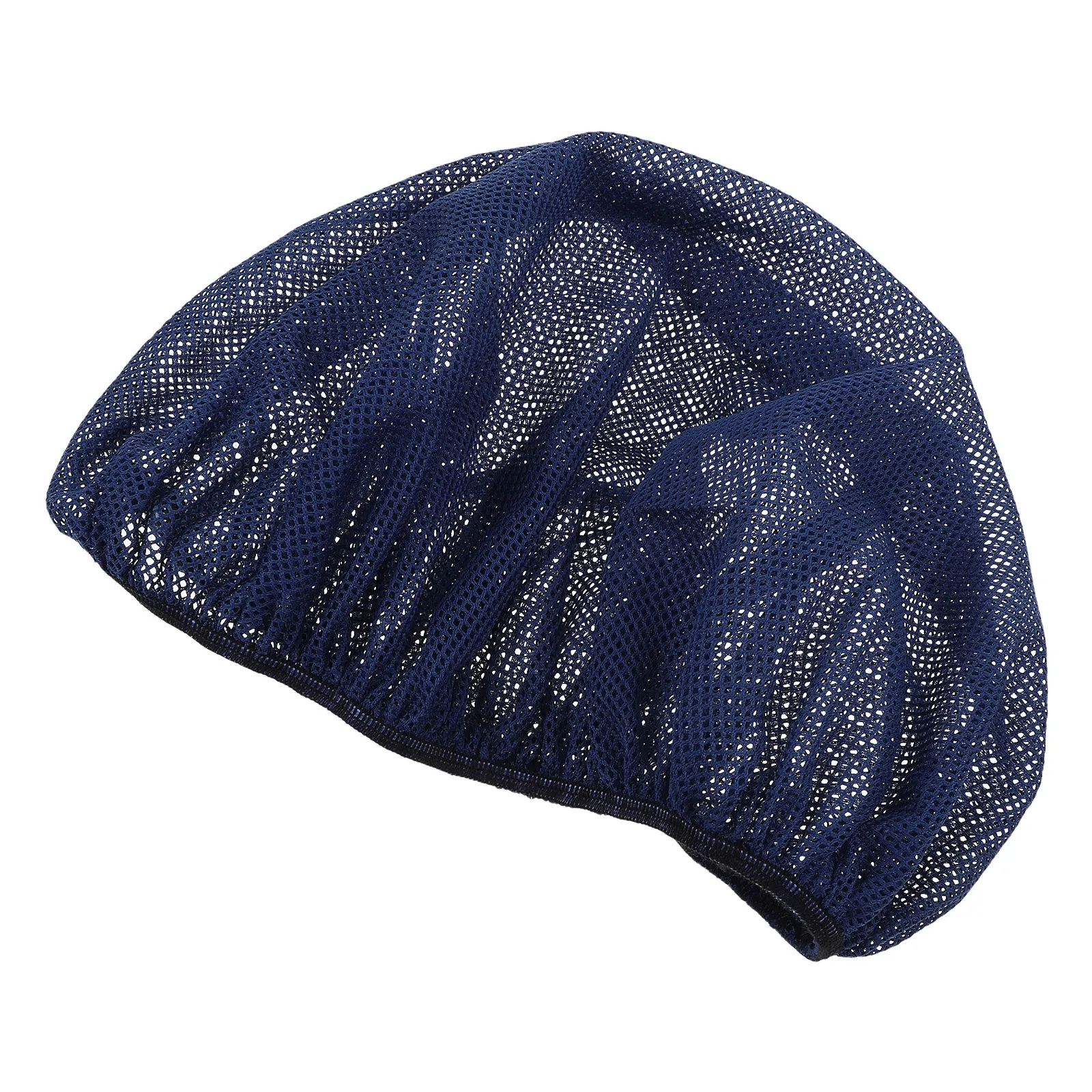 6Pcs Chef Kitchen Work Cap Mesh Hair Nets Breathable Lightweight Cotton Polyester Reusable Hair Cover for Food Service Workshop