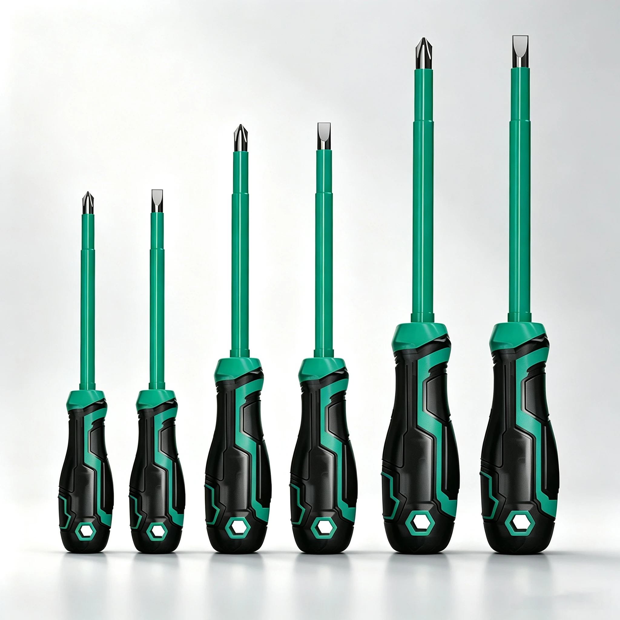 1/2pcs Insulated Electrician Screwdriver Magnetic SL/PH Bit High Voltage Anti-Electric Shock Hand Tool for Circuit Maintenance