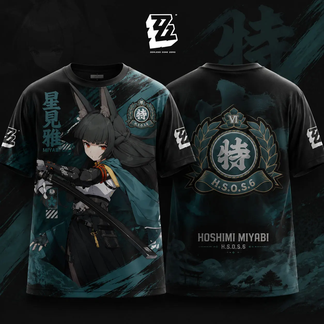 Zenless Zone Zero Character Miyabi Jane Billy Anby Lycaon Velina Cissia Billy 3D Printed Quick Drying Breathable Men's T-shirt