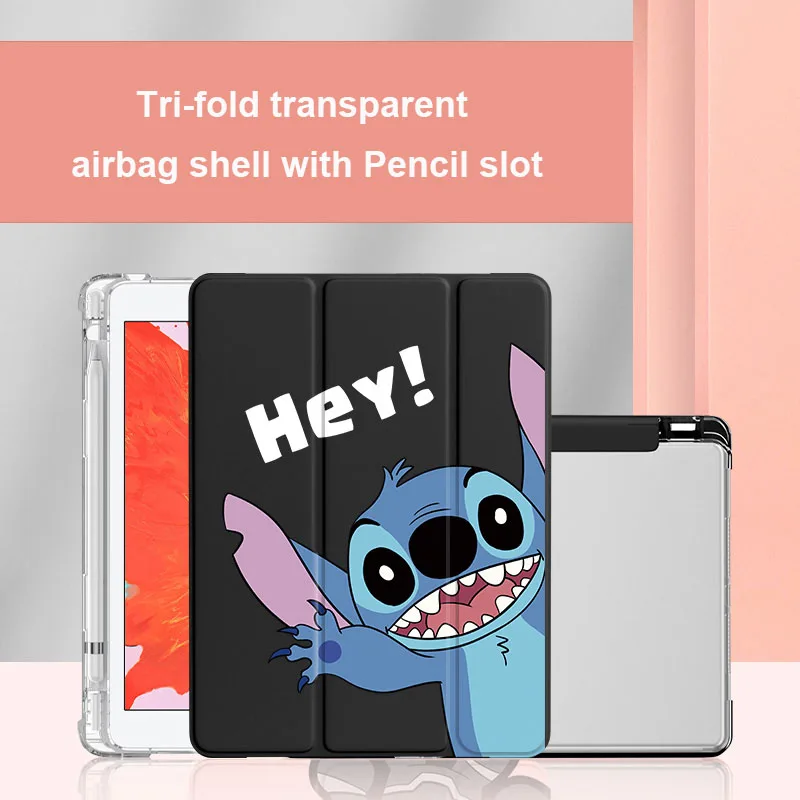 Cartoon Stich Fall für iPad Air 4 5 iPad 9,7 7. 8. 9. 10,2 Fall für iPad Pro 11 Mini4 5 10,9 Silikon stoß feste Smart Cover