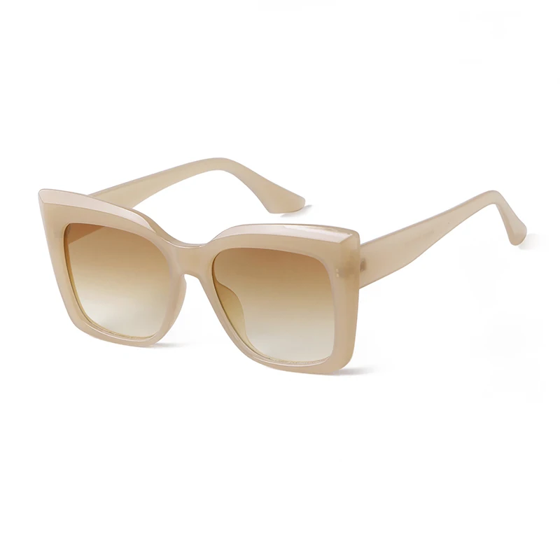 LAURINNY Fashion Vintage Cat Eye Sunglasses Woman Luxury Designer Brand Gradient Lens Retro Shades UV400 Colorful Oculos De Sol