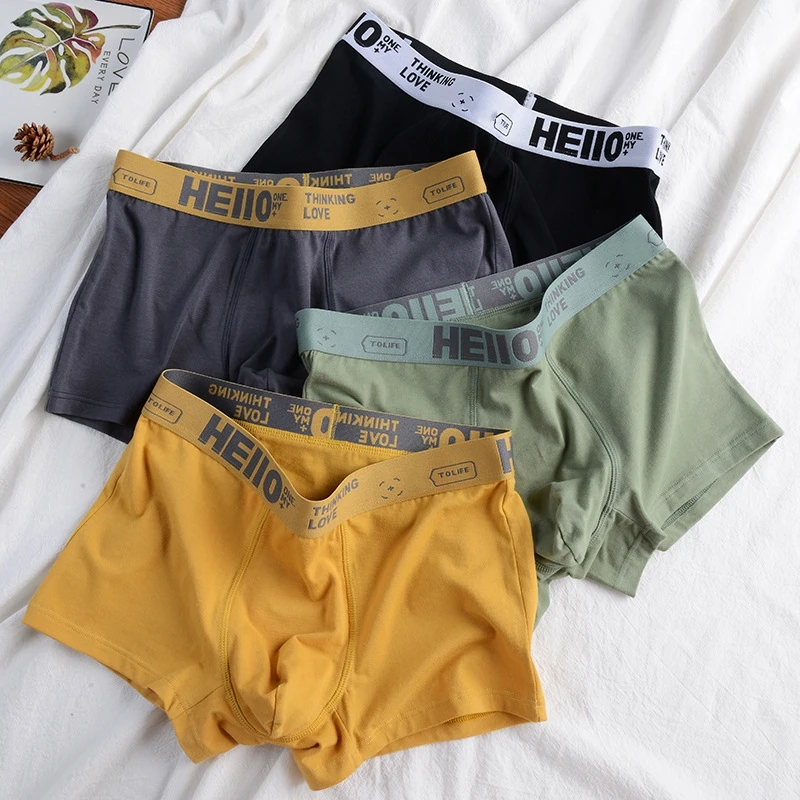 BoxerShorts Cotton Men Underwear For Men Boxers Breathable Male Underpants Sexy Calzoncillos Para Hombres Shorts Plue Size