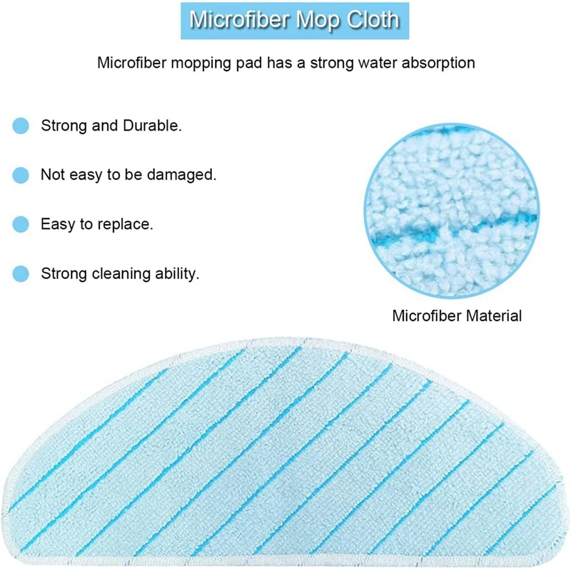 Top Sale Accessories For Ecovacs Deebot N8/ N8+/ N8 Pro/N8 Pro+/OZMO T8/ T8+/T8 AIVI/T8 AIVI+/T8 Pure/T9/T9+ Robot Vacuum Cleane