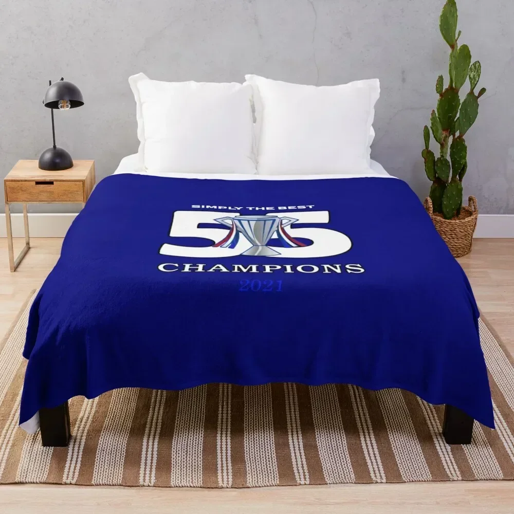 

Rangers 55 Champions Throw Blanket Stylish Warm Blanket for Living Room Bedroom