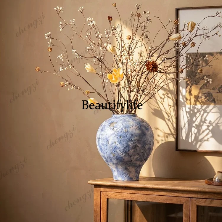 Dried flowers, dried branches, homestay entrance, living room flower arrangement decoration,  natural air-dried real flowers