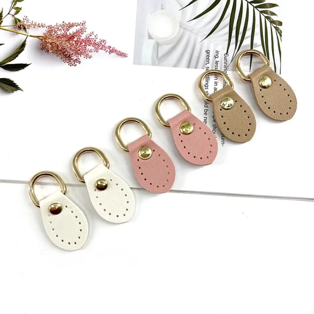 2Pcs Handmade Bag Buckle Straps PU Leather Metal Handbags Shoulder DIY Bag Accessories Fashion Lychee Pattern Chain Clasp Buckle