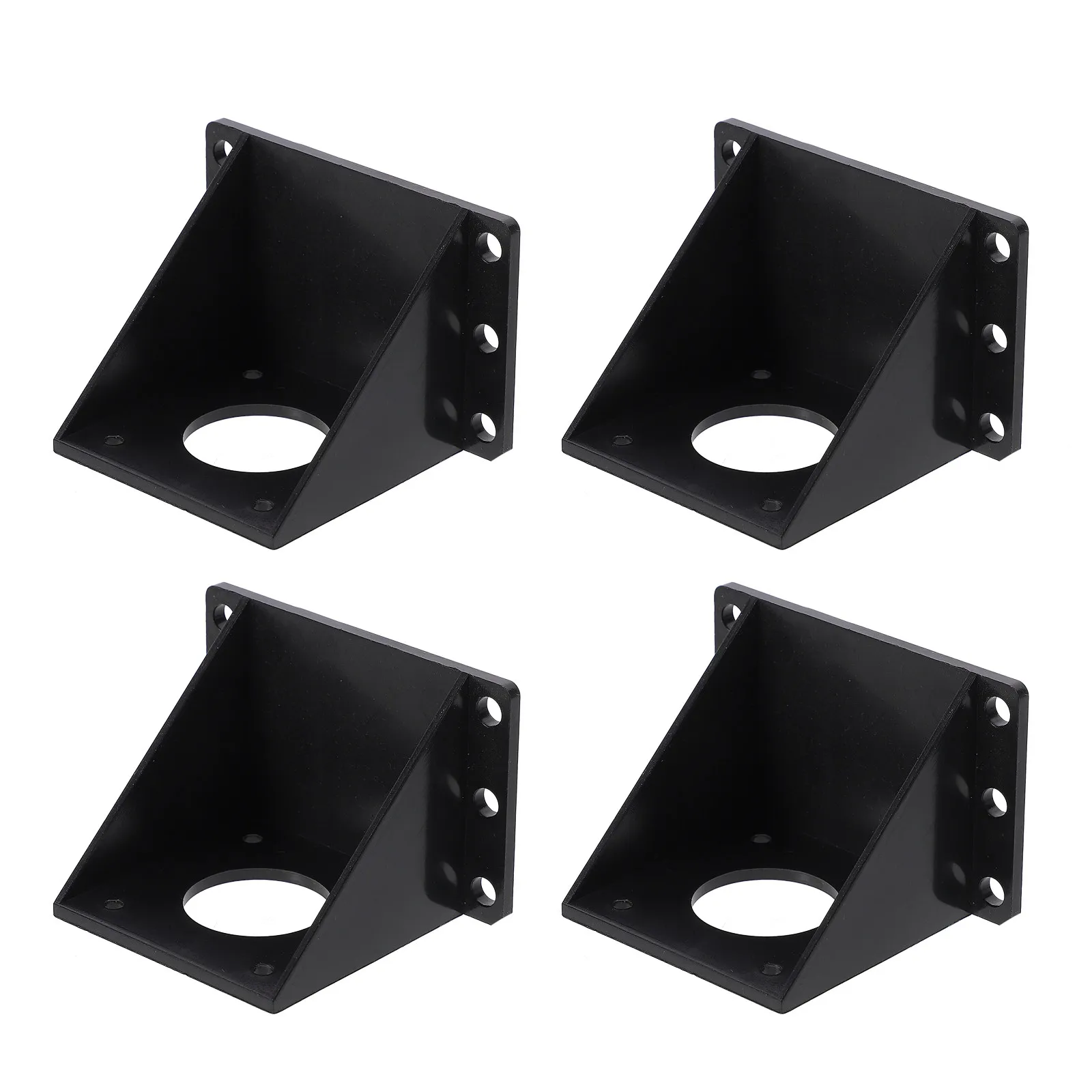 

4Pcs Stepper Motor Holder High Precision Mounting Holes Sturdy Plastic Bracket for Small Gear Motor Long Life Easy Installation