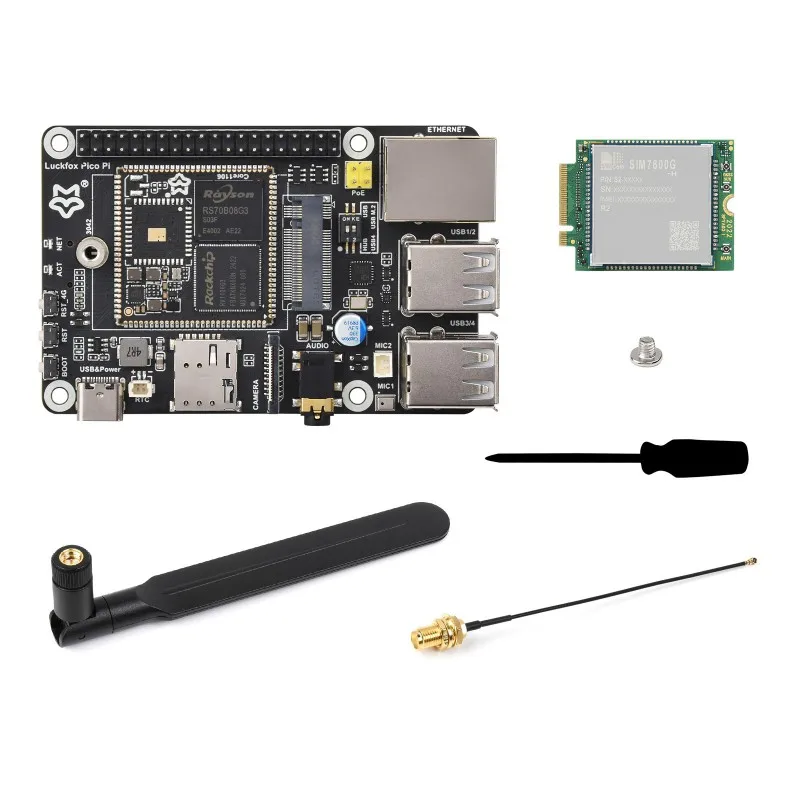 Luckfox Pico Pi Linux Micro Development Board, Based On Luckfox Core1106, 8GB eMMC, Supports Intelligent Encoding