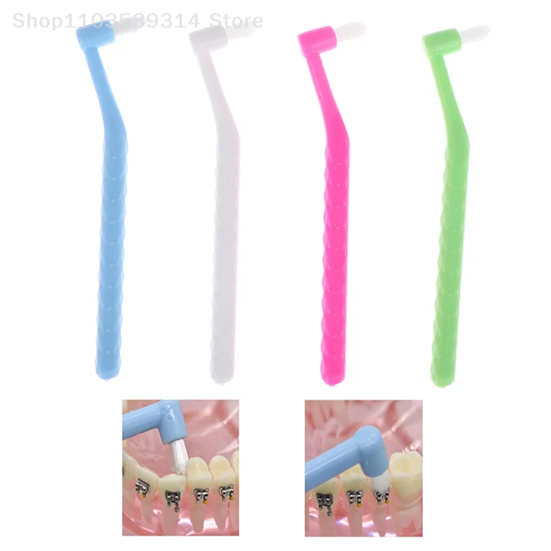 1Pc Orthodontic Interdental Brush Single-Beam  Teeth Cleaning Toothbrush  Care Tool Small Head Soft Hair