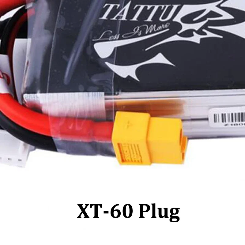 TATTU Lipo Battery 14.8V 2300mAh Lipo 4s 45C Battery  XT60 Plug Lipo Akku for FPV Quadcopter RC Plane Dron FPV UAV