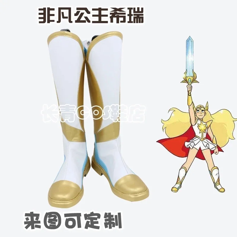 Anime he-Ra/Księżniczka Adora przebranie na karnawał mundury She-Ra i księżniczki mocy She-Ra Cosplay buty dla kobiet Halloween PA80