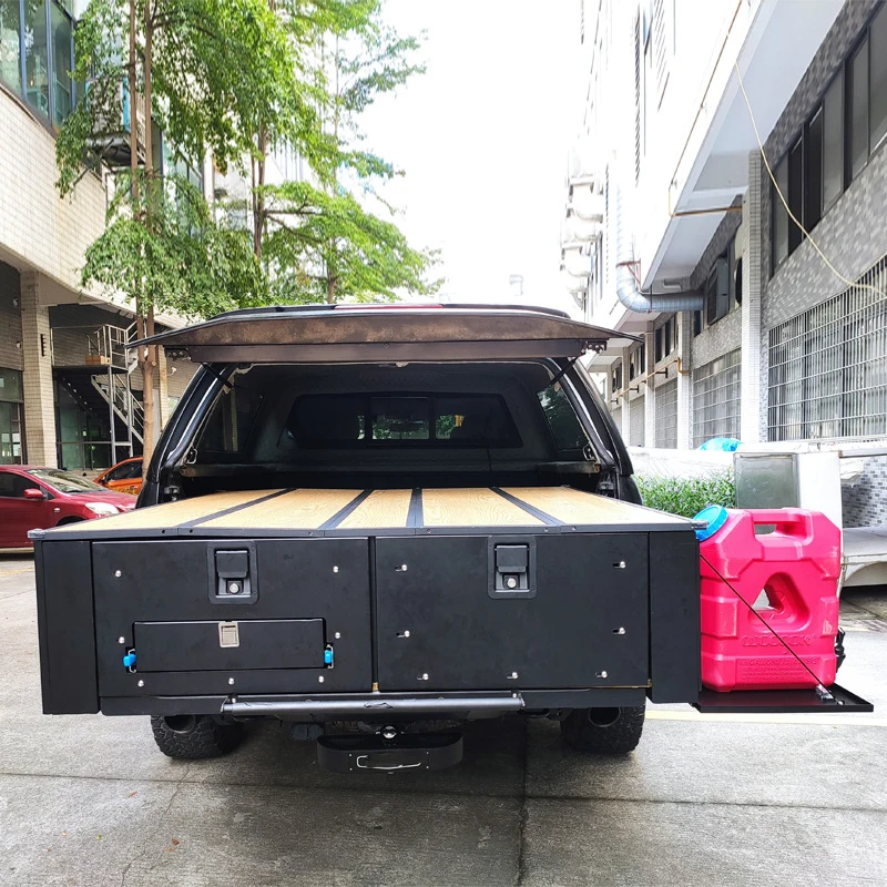 Customized 4x4 Pickup Heavy Duty Durable Aluminum Storage System Drawer Truck Tool Boxes for  F150