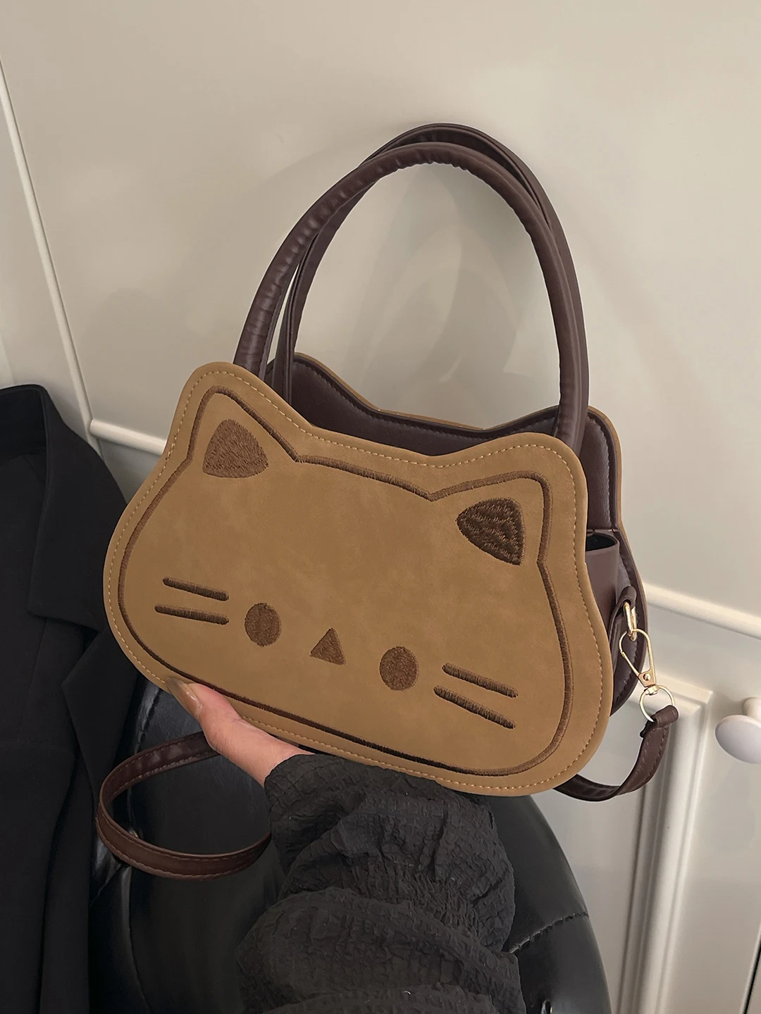Adorable  Cartoon Single Shoulder Bag Stylish Simple Personality Crossbody Bag Children's Bag High Aesthetic Value Early S...