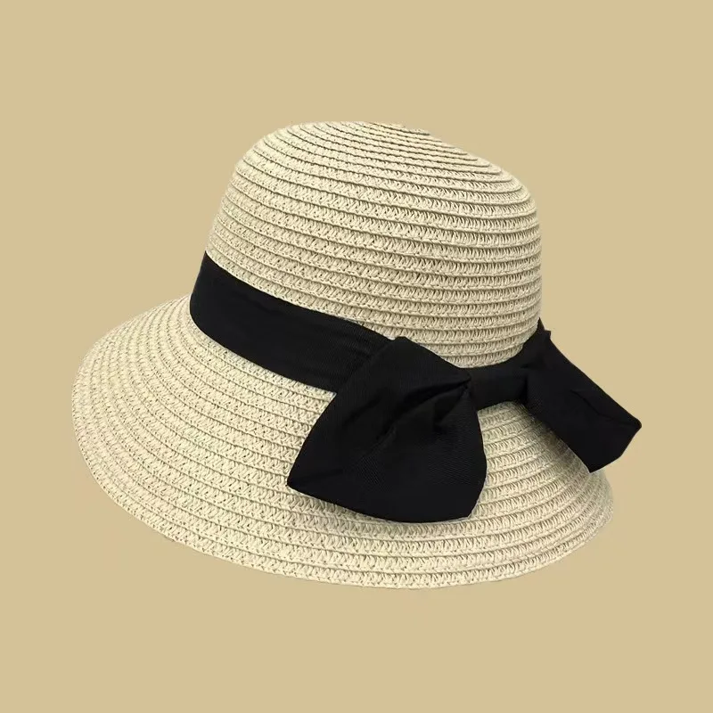 Neuer Sommer Eltern-Kind Bucket Hat Sonnenhut Damen Blumenkranz Mädchen Outdoor Strand Reise Sonnenschutz Strohhut Damenhut – Detail 6