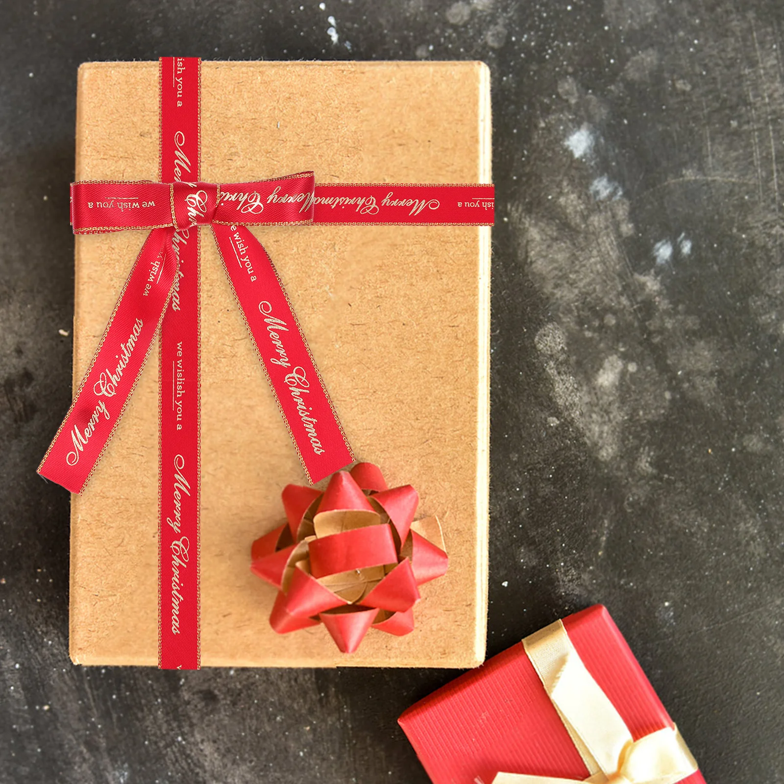 

Stylish Christmas Gift Ribbon for Present Wrapping Beautiful Craft Ribbon for Cake Boxes Flower Arrangements and Festive Home