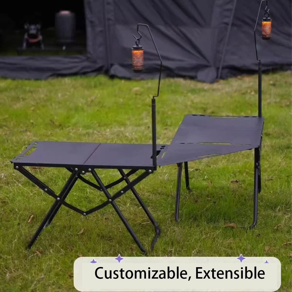 IGT Lichtständer Camping-Laternenstange Verstellbarer Aluminium-Laternenhalter für IGT-System – Detail 3