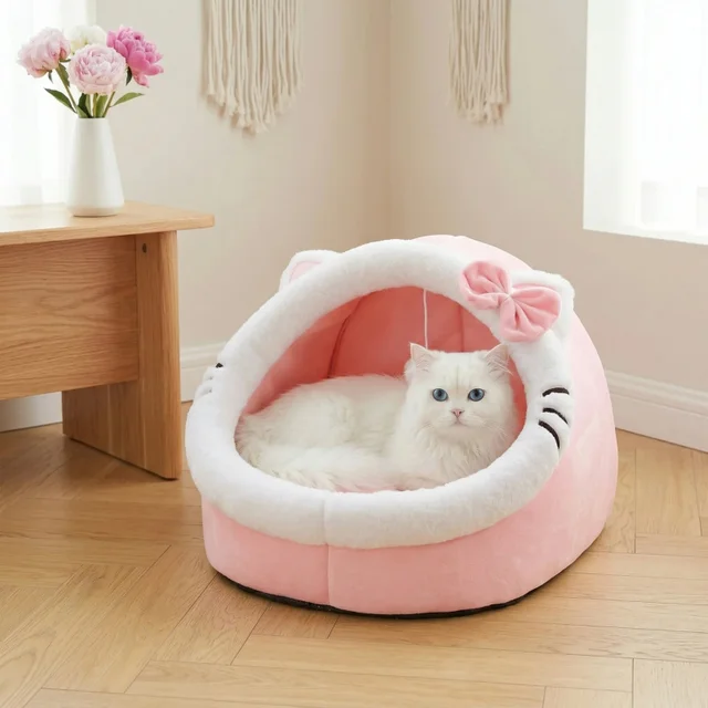 Four Season Universal Cat Bed Cat House Soft Comfortable Pet Dog Bed Puppy Sleeping Bag Tent Habitats Basket House Pet Supplies 3 Four Season Universal Cat Bed Cat House Soft Comfortable Pet Dog Bed Puppy Sleeping Bag Tent Habitats Basket House Pet Supplies 3