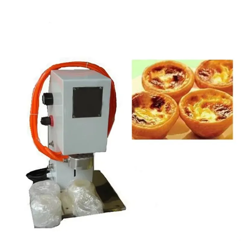 Premium Pneumatic Portuguese Egg Tart Maker Desktop Pastry Shell Moulding Machine