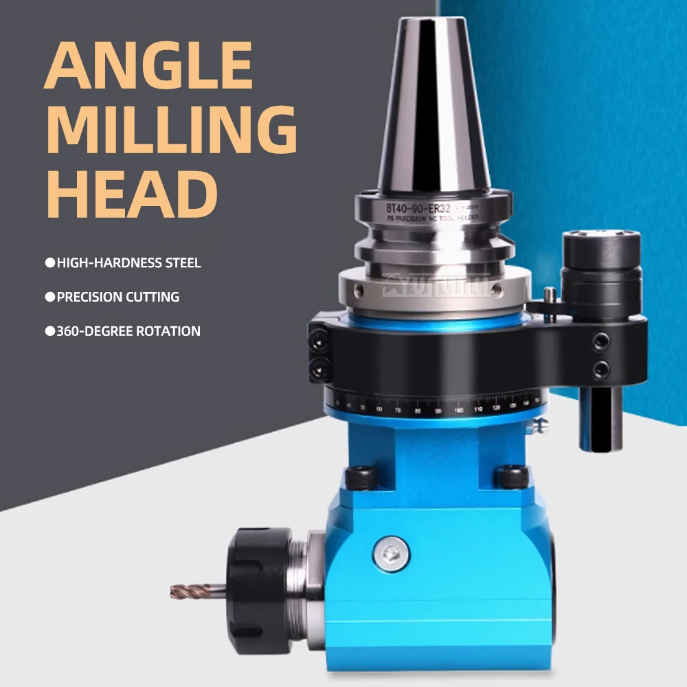  for Machining CenterBT40 90° Angle Head and BT50-ER25 ER32 ER40 Right Angle Side Mill Holder