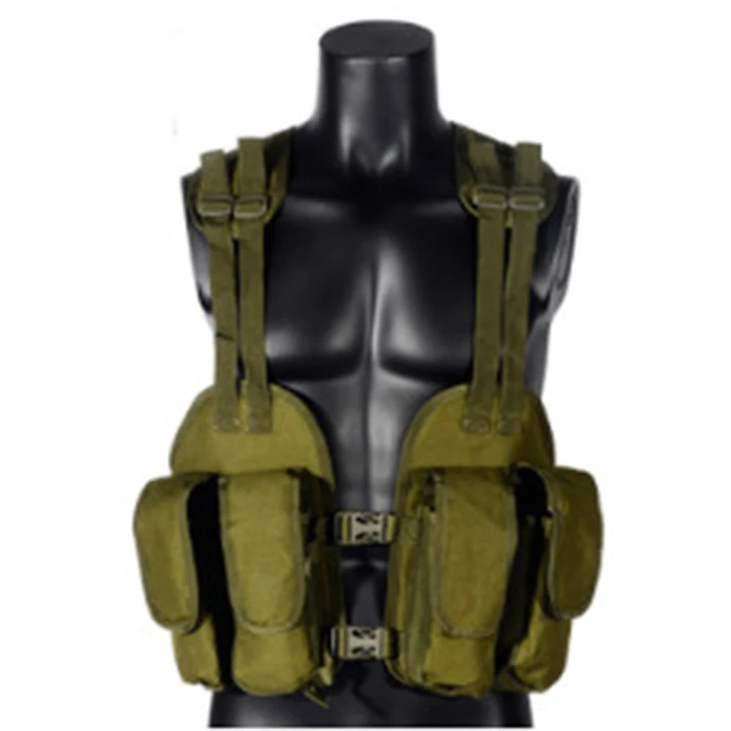 Gilet tattico gilet mimetico militare per uomo gilet tattico da allenamento per la caccia all'aperto attrezzatura tattica con fibbia a sgancio rapido