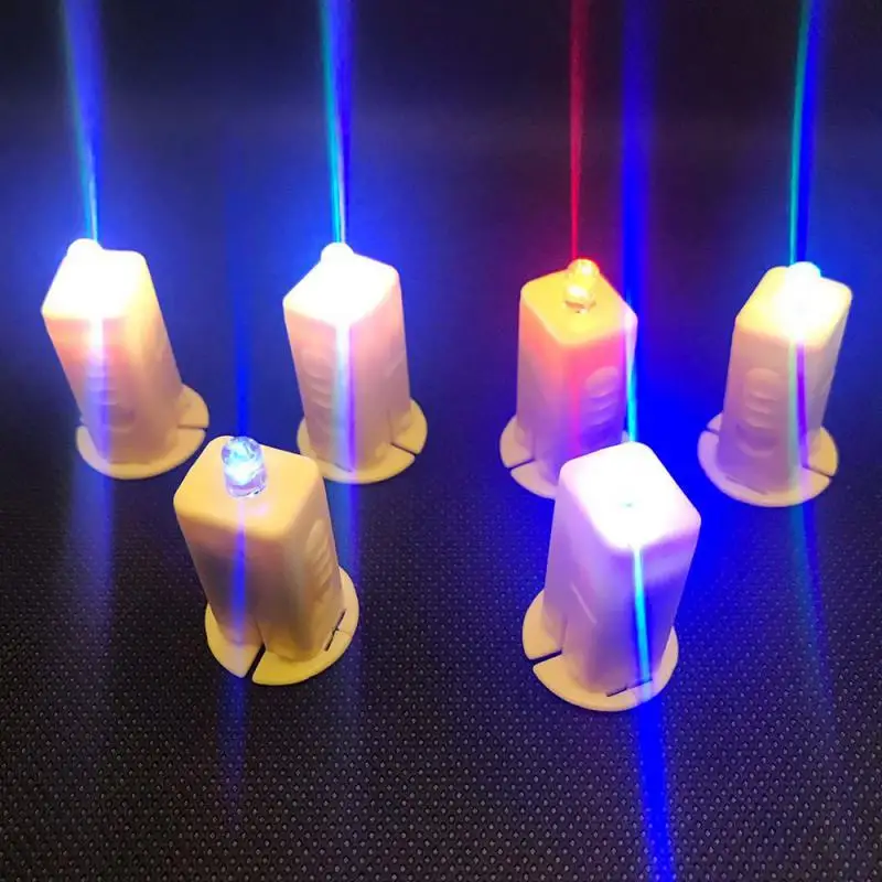 1/2 Stuks Elektronische Kaarslicht Batterij Werkende Led Lamp Voor Papieren Lantaarn Festival Feest Decoratie Kleurrijke Elektrische Kaars