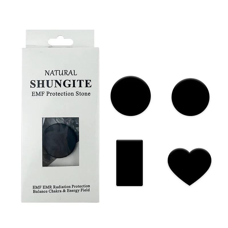 

CAMAZ-5Pieces Shungite Phone Stickers, 5G EMF Protection blocker