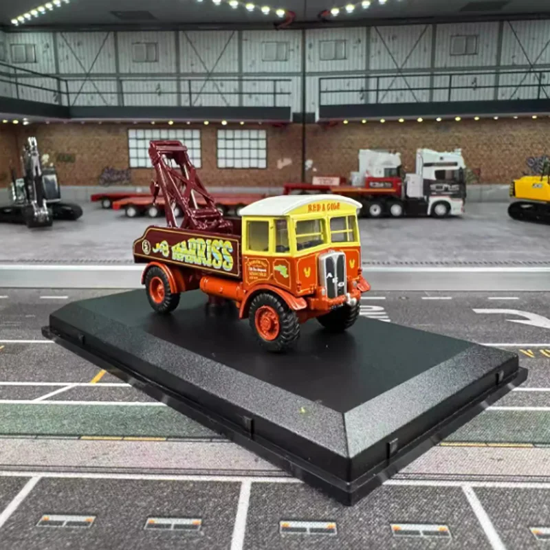 

OXFORD 1:76 Scale AEC Bullfighter Hooked Old Style Rescue Vehicle Model Diecast Classic Alloy Collection Ornament Static Model