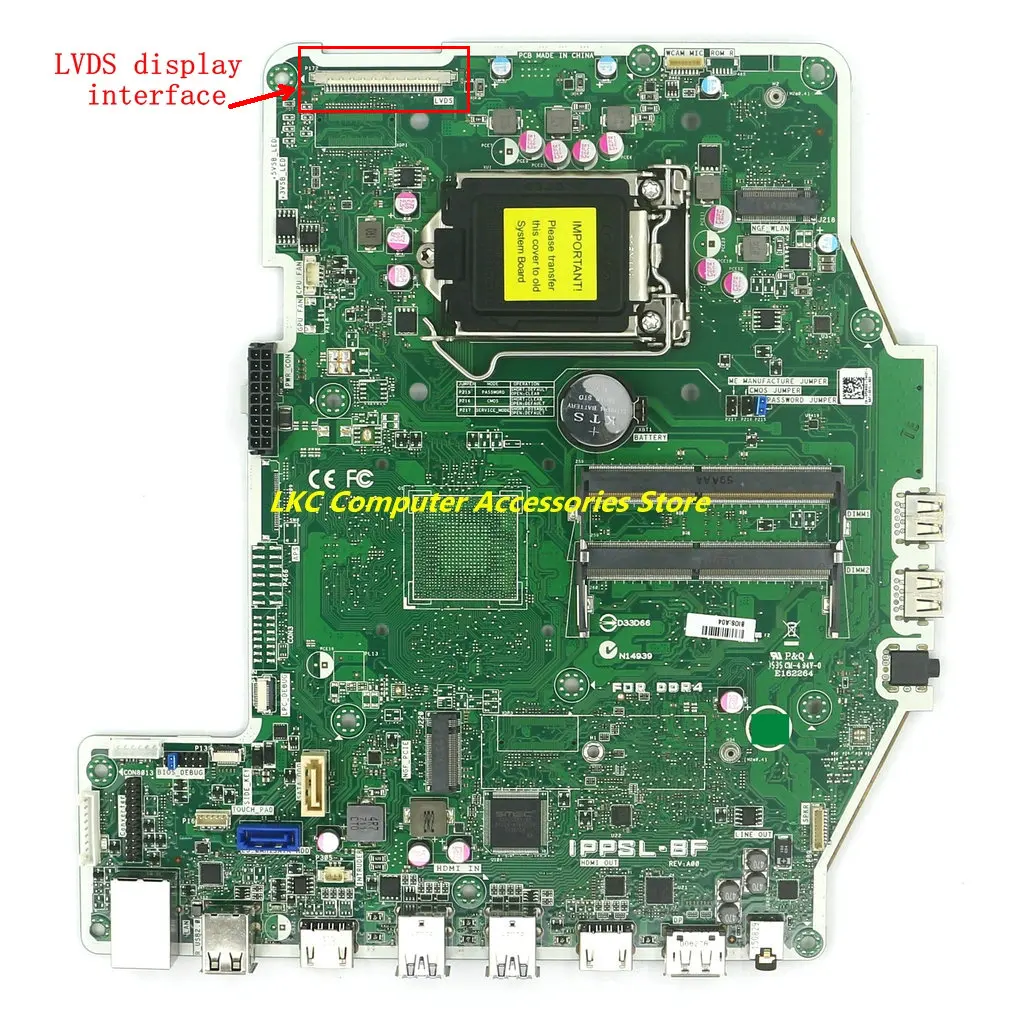 

New For DELL Optiplex 7440 AIO All-In-One Motherboard CN-0X2MKR X2MKR 0X2MKR CN-0P2M9G 0P2M9G IPPSL-BF Mainboard 100%Tested