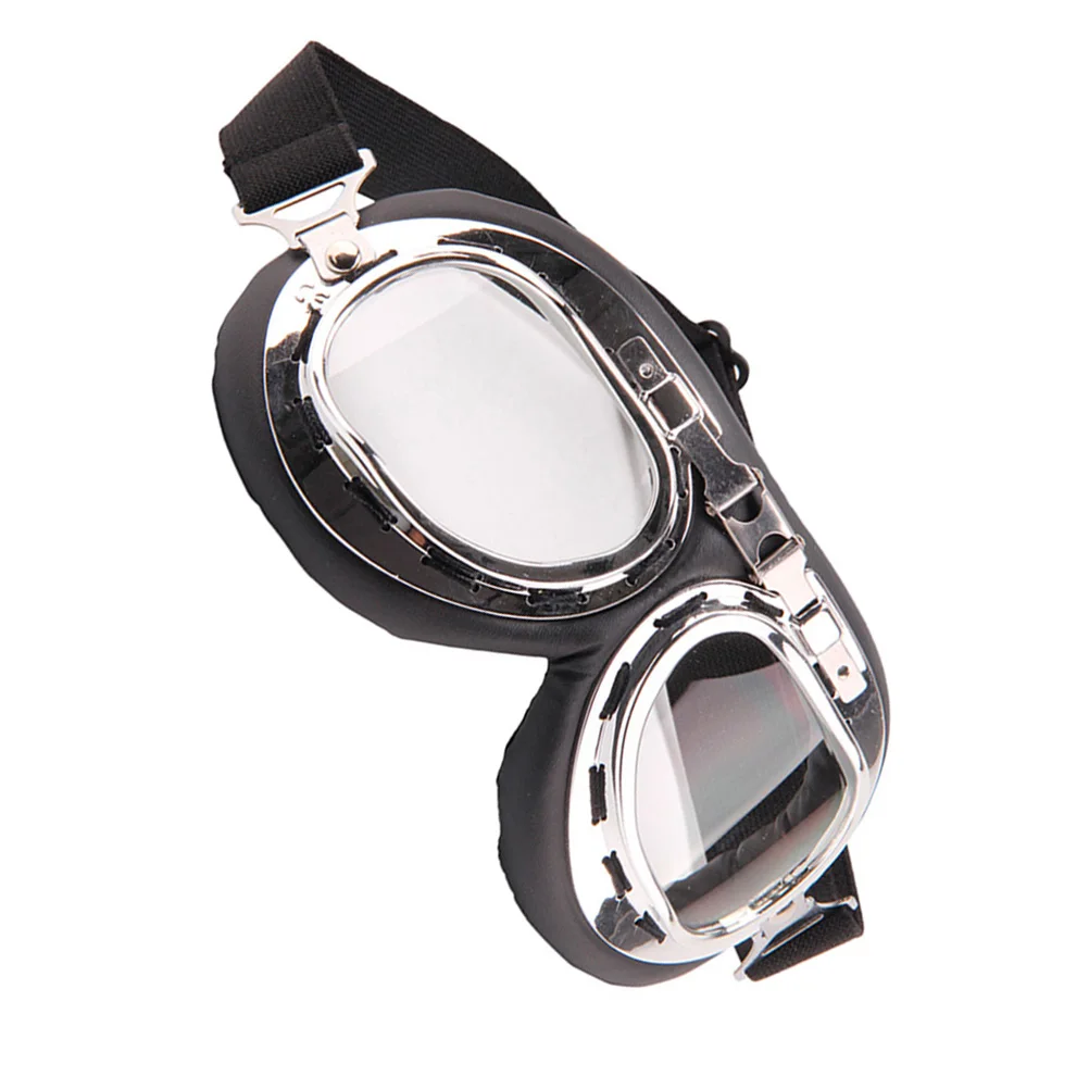 

Windproof Glasses Chopper Goggles Motorcycle Motorbike Locomotive Unisex Sun UV