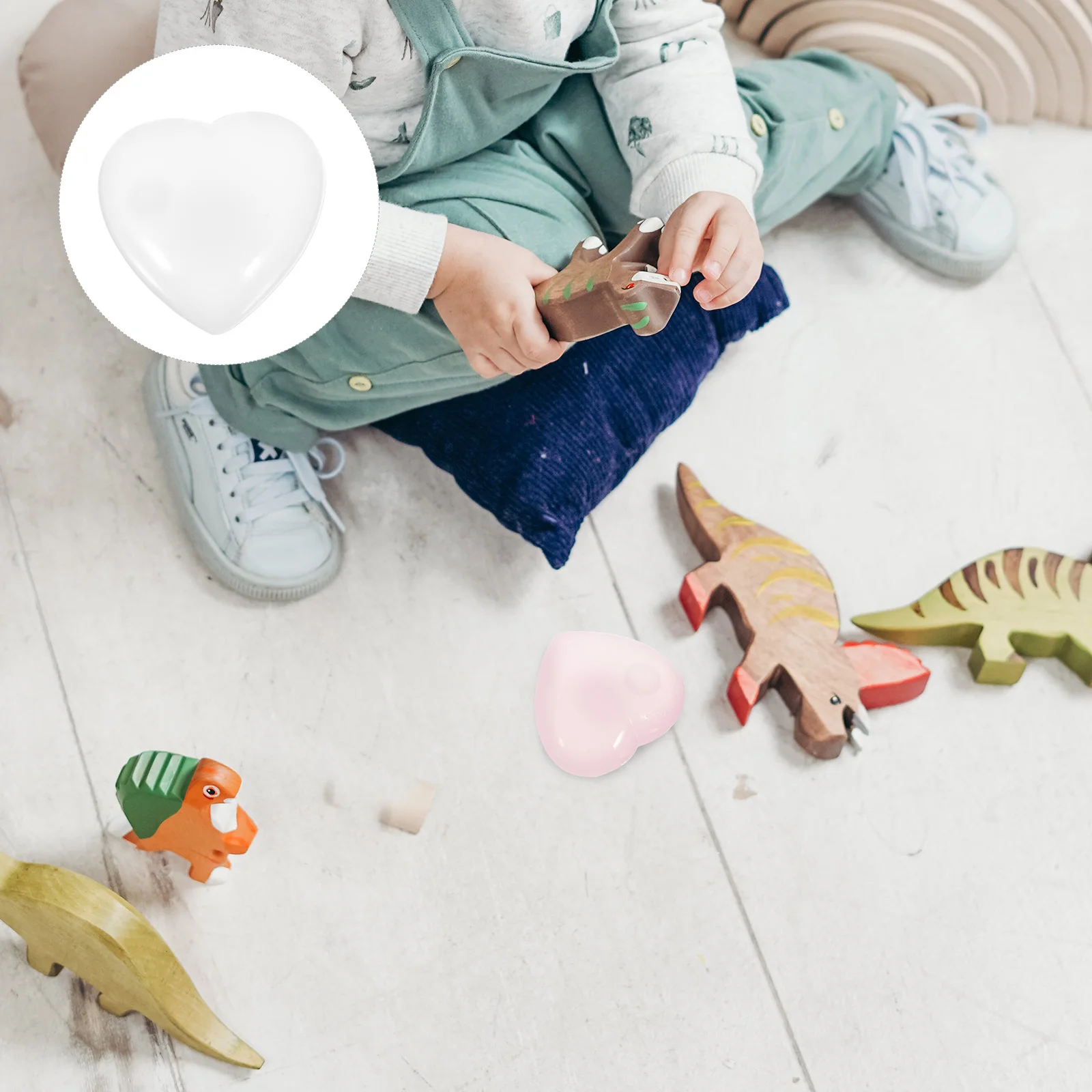 

3pcs Heart-Shaped Ball Squeeze For Kids Elastic Stress Balls Party Favors Gifts Balls Rebound Playtime Fun Heart Party