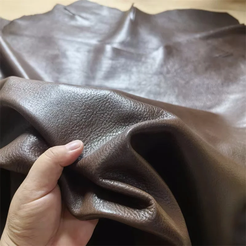 

0.7/1.3mm Brown Sheepskin. First Layer Leather. Real Leather Fabric. Handmade DIY For Bags. Whole Sheepskin