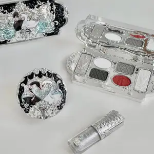 Flower Makeup Set Ballet Swan Series Six Colors Eyeshadow Palet 6 Main Sales Set of Brightness - №6