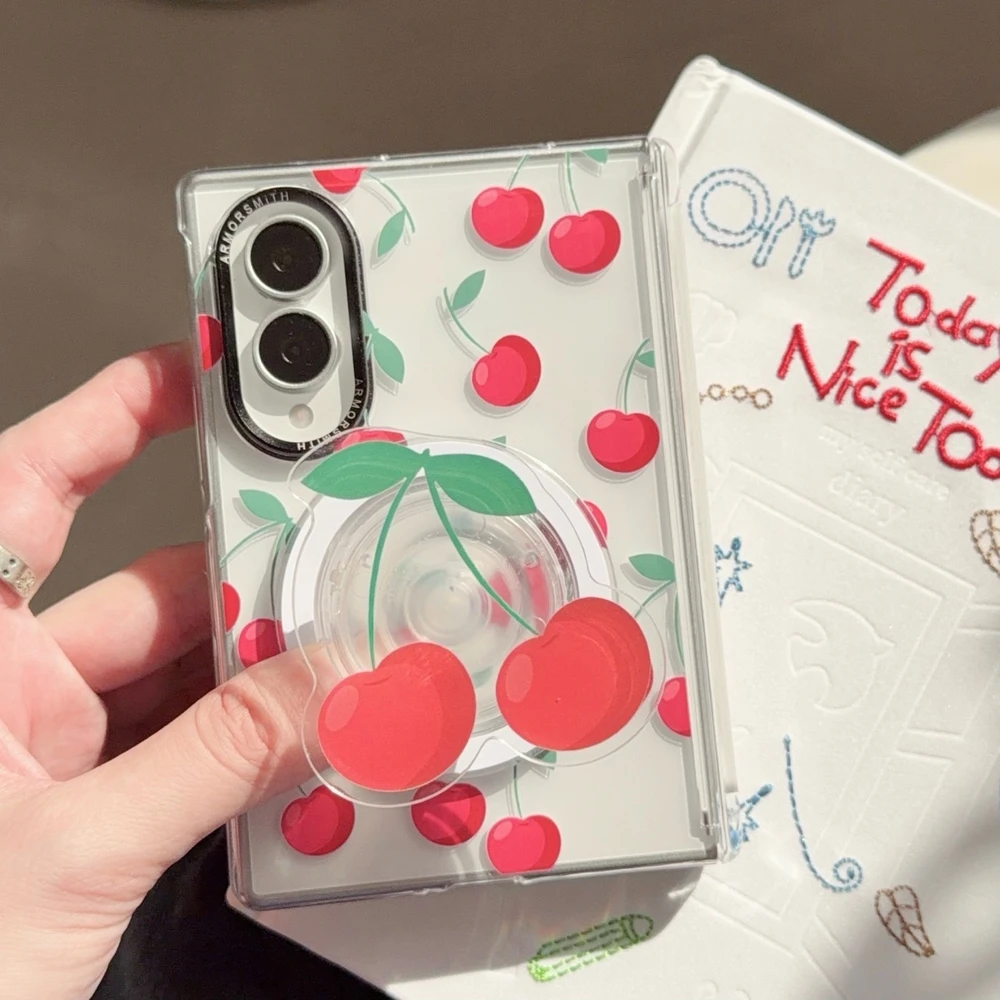 Cute Fruit Cherry Transparent - Phone Cases Holder review and price