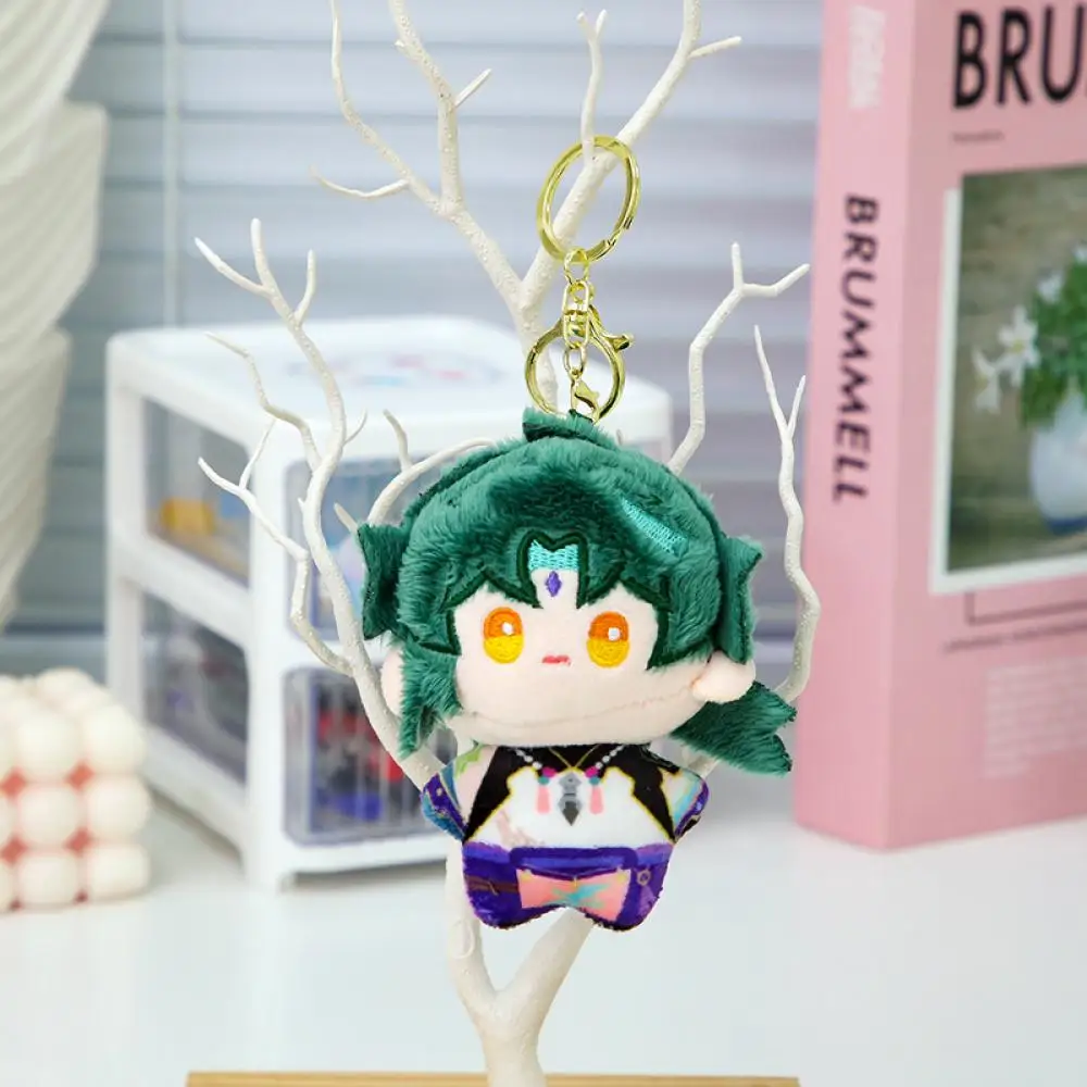 12 センチメートル原神インパクトシャオぬいぐるみキーホルダーかわいい綿人形バックパックペンダント装飾ゲーム周辺機器コレクション少年ぬいぐるみギフト