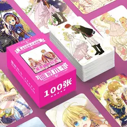 100 Pc/set The Princess Who Turned into a Frog Manga Laser Lomo Card Album Comic Characters Photocard Fans Collection Cards