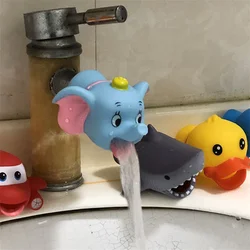 Cute Animal Faucet Extender Kids Children Help Washing Hands Sink Water Tap Extender Splash-proof Spout Extension Kids Bath Toy