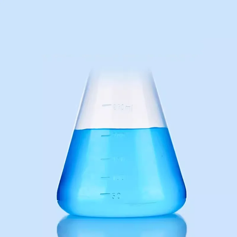 Plastic Erlenmeyer flask bell mouth PP Erlenmeyer flask Erlenmeyer flask wide mouth plastic shaker flask 50 100 250 500 1000ml